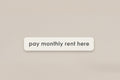 Starting Monthly Rent